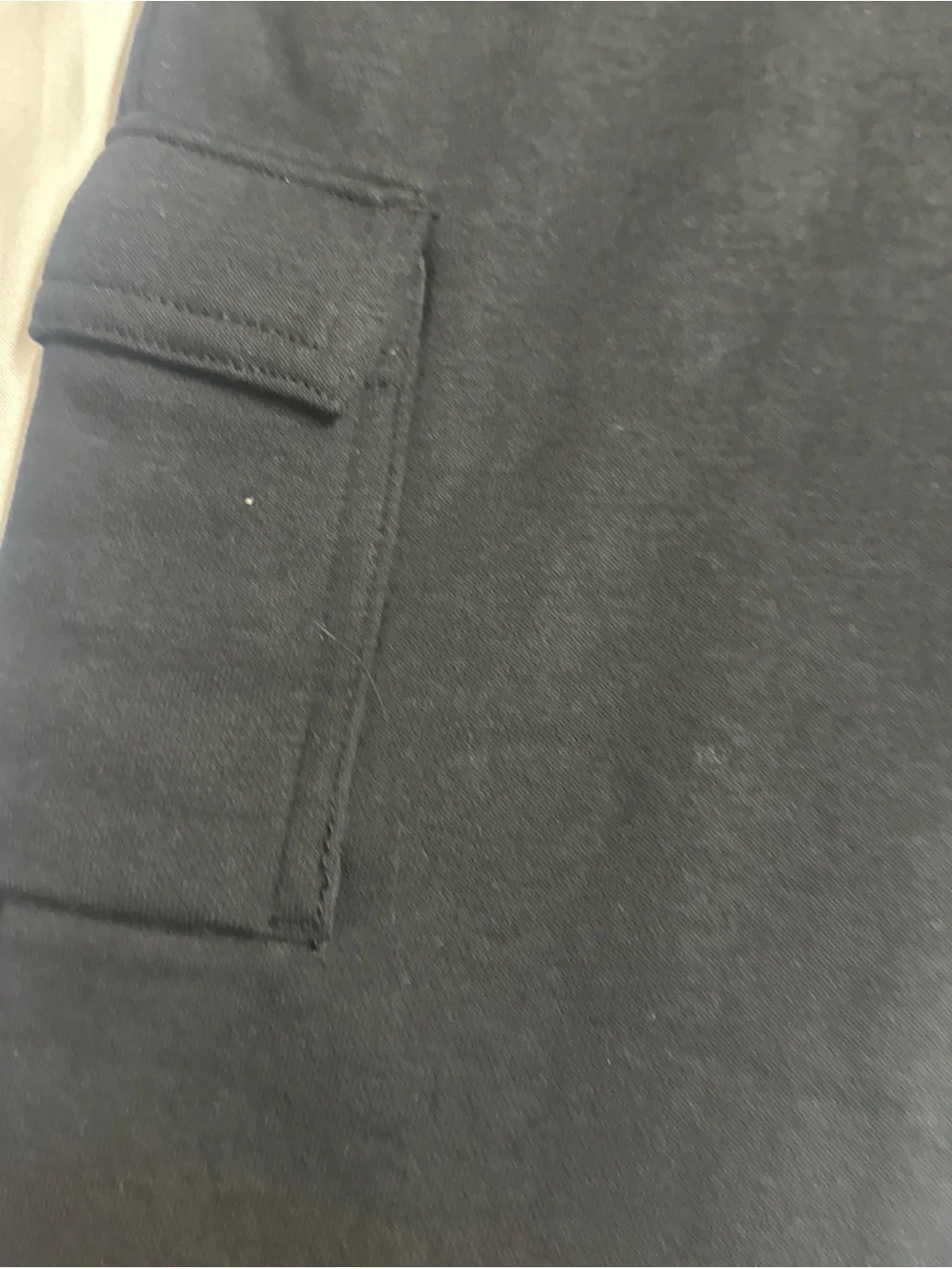 Nike Kids Black Cargo Sweatpants with White Logo